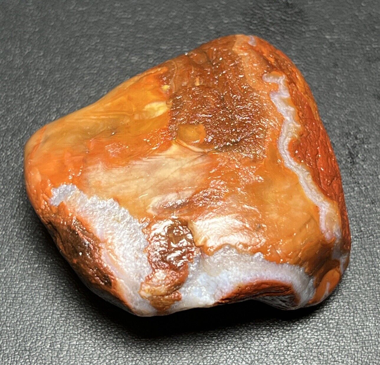 2 oz Bright Oddball Lake Superior Agate. Mn State Gemstone.
