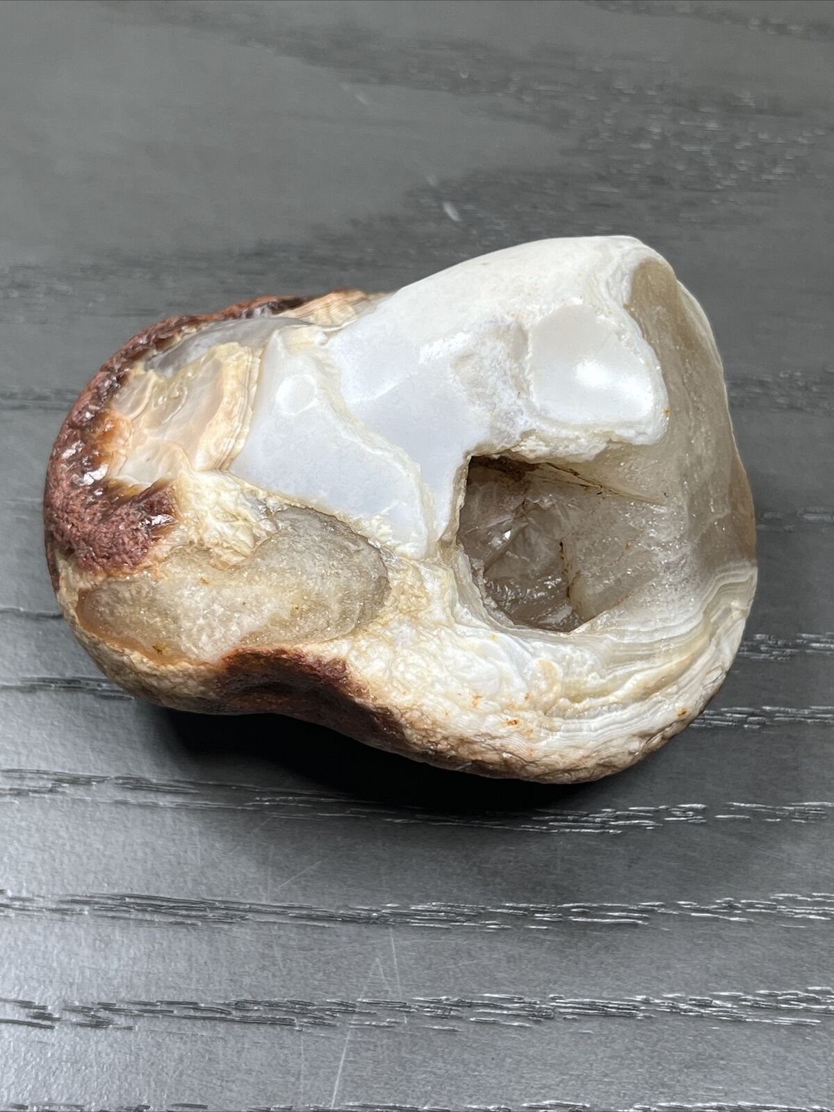 11.9 oz Lake Superior Agate. Mn State Gemstone.