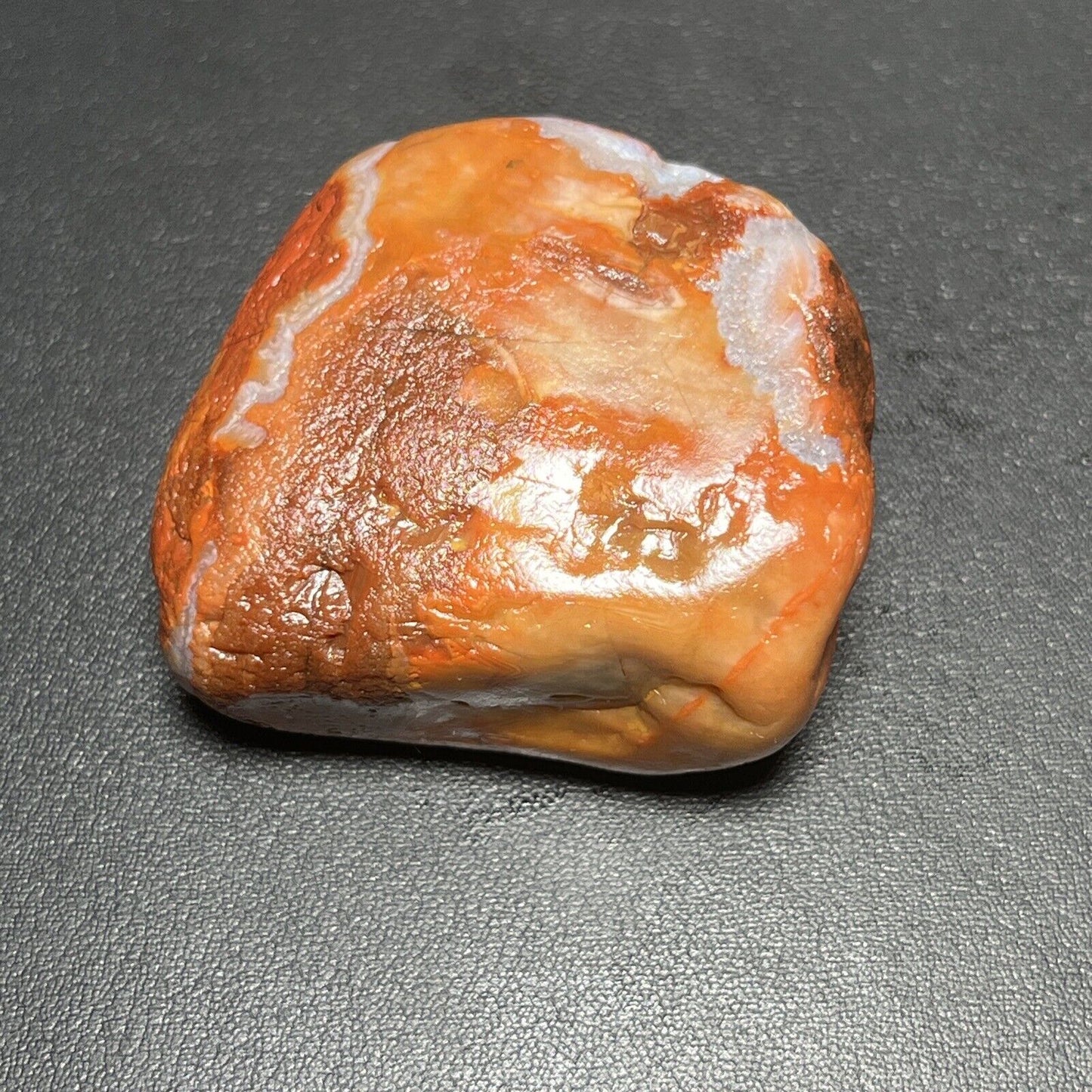 2 oz Bright Oddball Lake Superior Agate. Mn State Gemstone.
