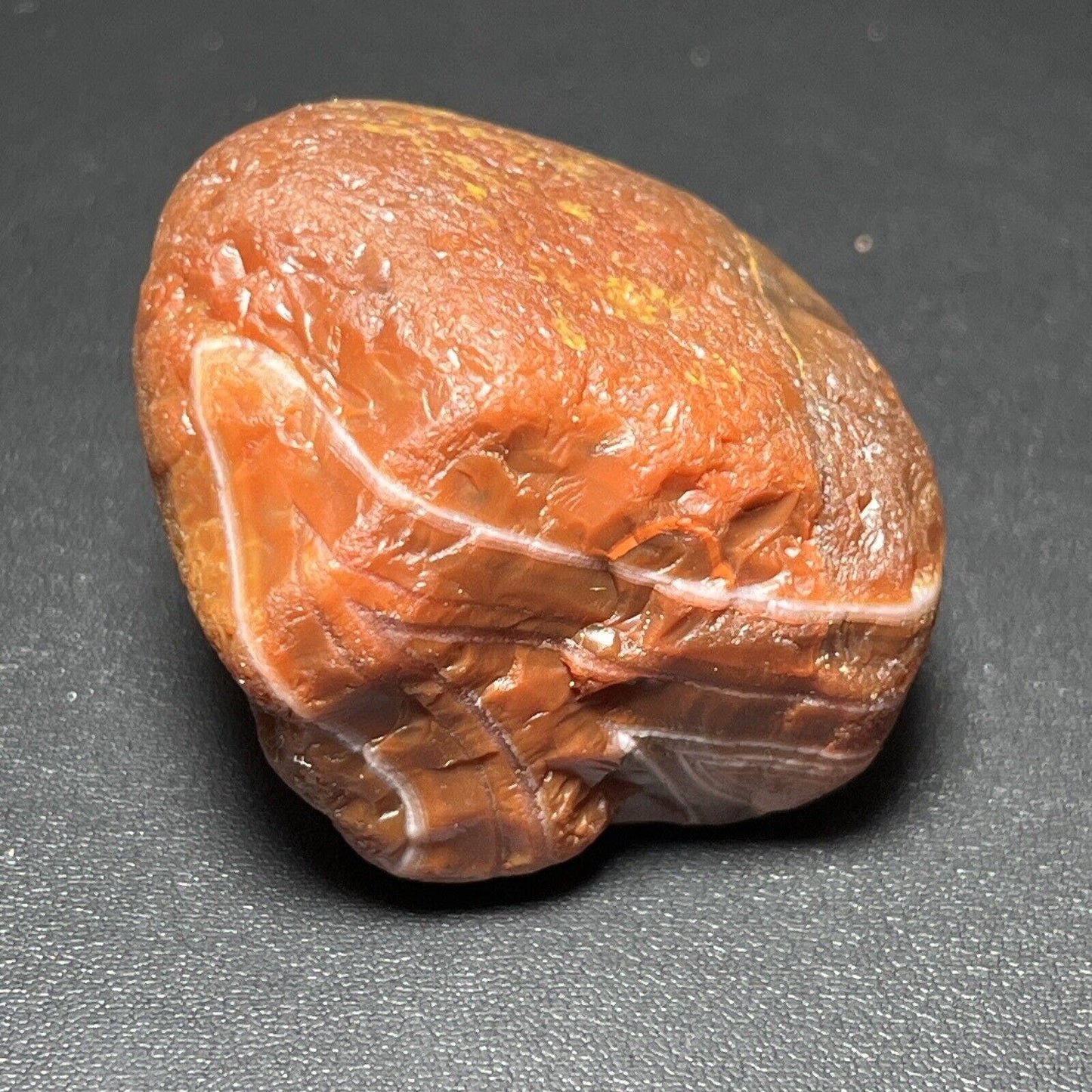2 oz Classic Red & White Lake Superior Agate.