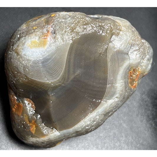 13 oz Majestic Banded Lake Superior Agate. Mn State Gemstone.