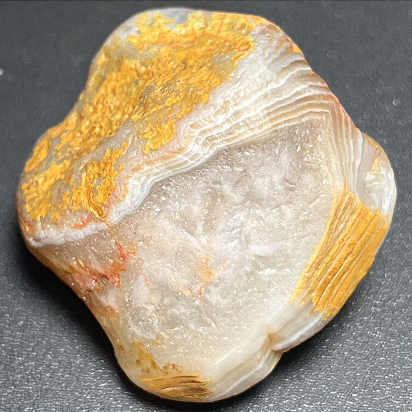 1.8 oz Water Level Lake Superior Agate. Mn State Gemstone.
