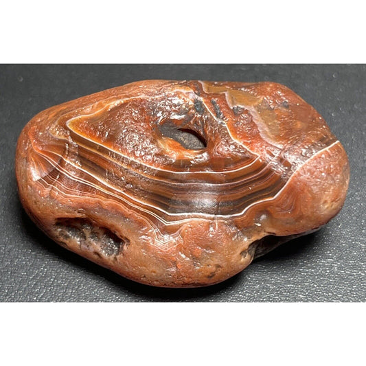 1.6 oz Fortification Banded Lake Superior Agate. Top Shelf. Mn State Gemstone.